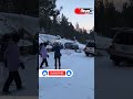 CLASH of CARS near Lake Tahoe #shorts #winter #weather #snow #ice #california #usa #road #car #crash
