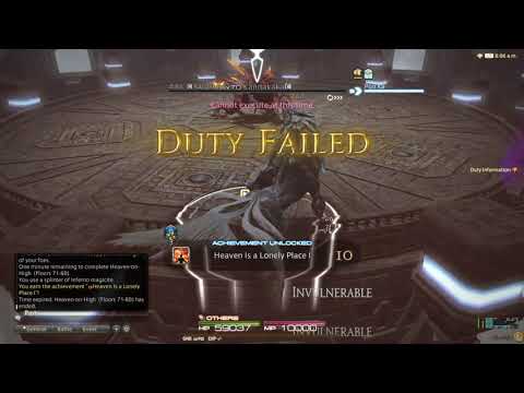 FFXIV Hoh solo wipe GNB #6 Boss 80 Time is my biggest enemy