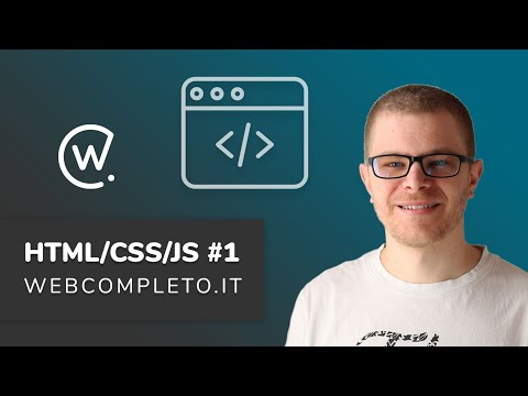 How to create a website in HTML, CSS and JS - # 1 Files and Header