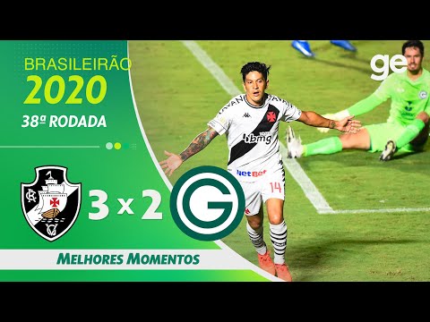 VASCO 3 X 2 GOIÁS | MELHORES MOMENTOS | 38ª RODADA BRASILEIRÃO 2020 | ge.globo