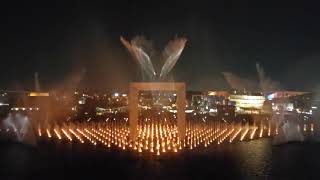 大阪　関西万博　アオと夜の虹のパレード※大屋根リング上から　expo2025