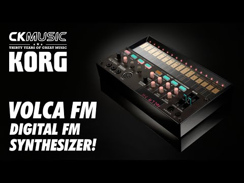 The DIGITAL FM SYNTHESIZER Korg Volca FM!