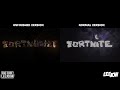 Fortnite - Early Save The World VGA Trailer 2011 Unfinished Version With Normal Version (Comparison)