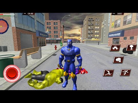 Panther Superhero City Battle | Panther Hero Vs Monster Hulk Vs Spider Villain - Android GamePlay HD