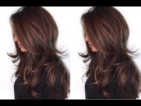 How to: Quick and Easy Long layered haircut tutorial -...