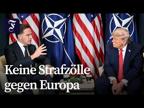 Einigung im Grönland-Streit: Trump zieht Zoll-Drohungen gegen Europa zurück