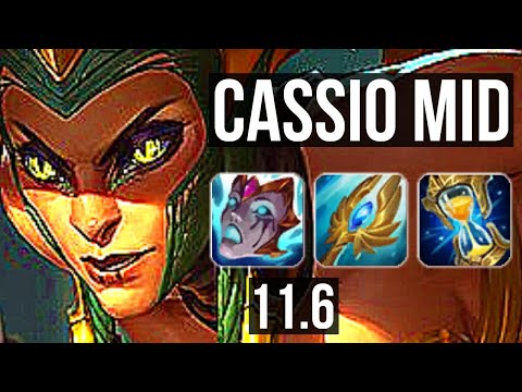 CASSIOPEIA vs KARMA (MID) | 2.1M mastery, 1400+ games, Legendary, 18/4/6 | BR Diamond | v11.6