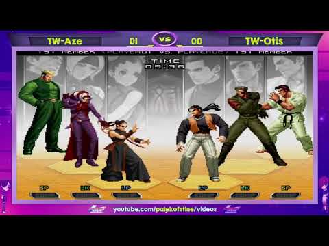 Aze (阿泽) Vs Otis (土豆) FT10 KOF 2002 UM - Combate Assustador