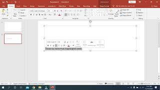 How to change font size in PowerPoint