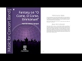 Fantasy on "O Come, O Come, Emmanuel" (SPS91) by Patrick Glenn Harper