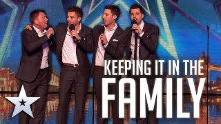 Simon Cowell&#39;s HEART MELTS after hearing this father, son group perform! | Britain&#39;s Got Talent