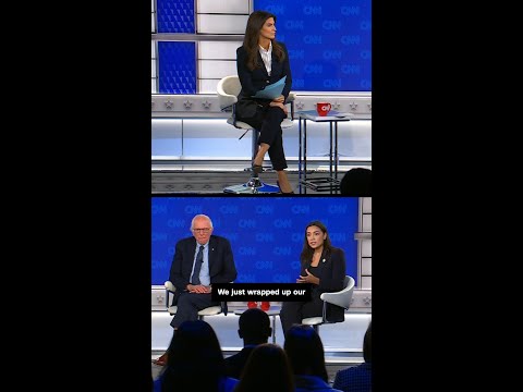 CNN breaks down the AOC-Sanders town hall
