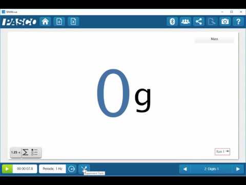 Connect an SKX Ohaus Balance via Bluetooth (SPARKvue)