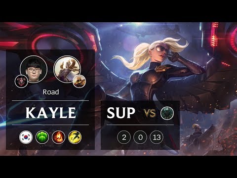 Kayle Support vs Pyke - KR Grandmaster Patch 9.5