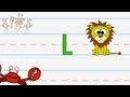 Write the letter L | Alphabet Writing lesson for children | The Singing Walrus