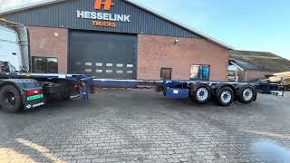 Полуприцеп контейнеровоз Broshuis 3UCC-39/45 2x20/30/40/45 FT Multi Liftas SAF Schijfremmen APK 08 | Изображение 2 - Autoline