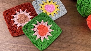 How to crochet beautiful granny square pattern
