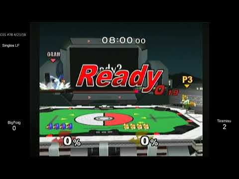 GSS 78 SSBM - BigFoig (Falco) vs. HoG | Tiramisu (Fox) - Melee LF