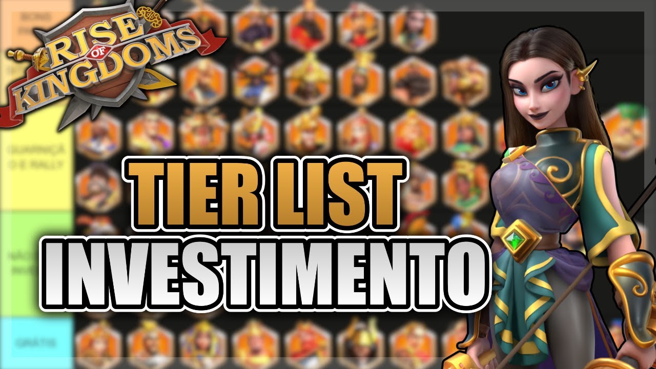 MELHOR INVESTIMENTO [F2P & LOW SPENDER] COMANDANTES LENDÁRIOS [05/06/23] - RISE OF KINGDOMS