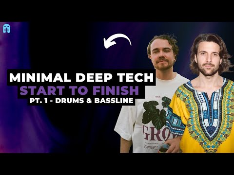 Minimal Deep Tech Track Start To Finish | Pt. 1 Drums & Bassline
