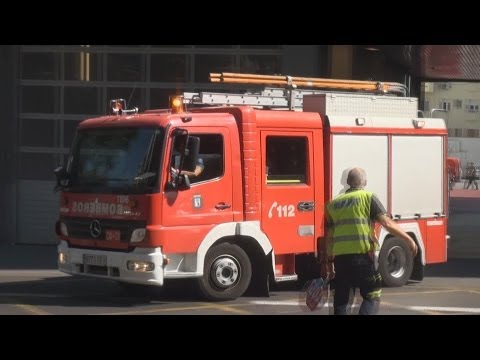 [EINSATZ VOR FEUERWACHE] - Coche CO 21 Bomberos Madrid Parque 2