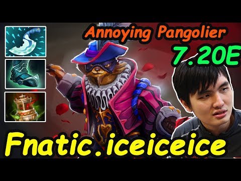 Fnatic iceiceice - [Pangolier] OFFLANE   NO.1 Harras ANNOYING BUILD 7.20e | Dota2 Rank
