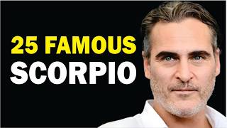 25 FAMOUS SCORPIO MEN