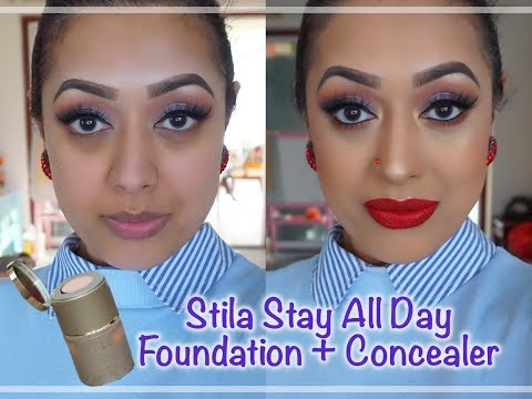 Review & Demo Stila Stay All Day Foundation & Concealer