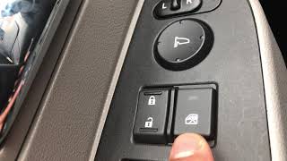 HOW TO LOCK AND UNLOCK WINDOWS - HONDA ODYSSEY