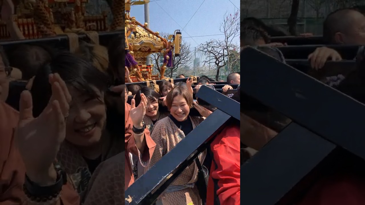 花まつり神輿 桜橋花まつり