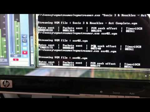 Real hardware VGM player with Teensy + YM2612+ SN76489
