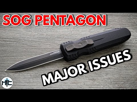 SOG Pentagon OTF Automatic Knife - Overview and Review