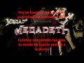 Megadeth - Forget to remember (Subtitulos Español Lyrics)