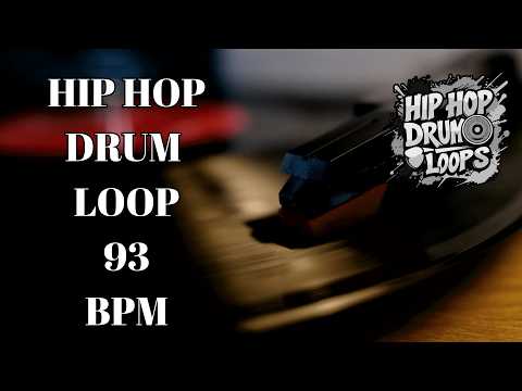 93 BPM Hip Hop Drum Loop | Raw & Gritty