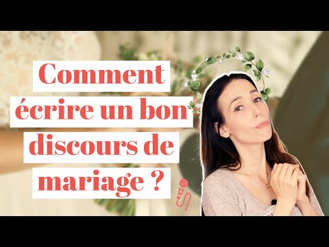 Comment écrire un BON discours de mariage 👰💍