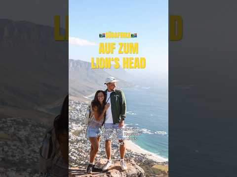Der Wanderweg zum Lion‘s Head in Kapstadt! • mini vlog #weltreise #lionshead #kapstadt