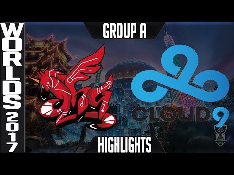 AHQ e-Sports Club vs Cloud 9 Highlights S7 World Championship 2017 Group A Day 2 Game 5 - AHQ vs C9
