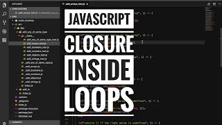 JavaScript closure inside loops