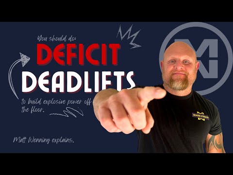 Build Power Off the Floor | Deficit Deadlift with Matt Wenning
