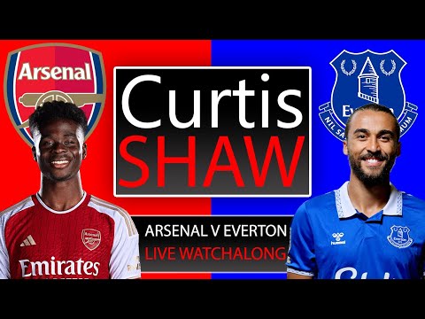 Arsenal V Everton Live Watchalong (Curtis Shaw TV)