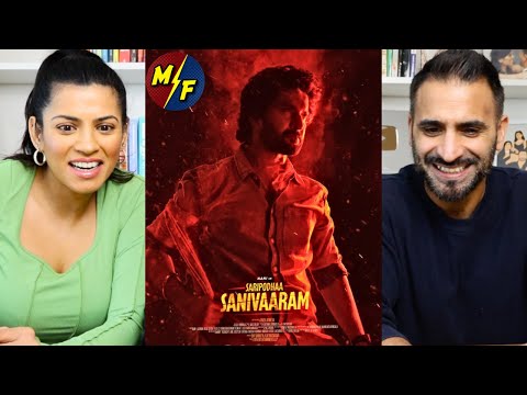 SARIPODHAA SANIVAARAM Glimpse & SURYA'S SATURDAY Glimpse (HINDI) - Nani - REACTION!!