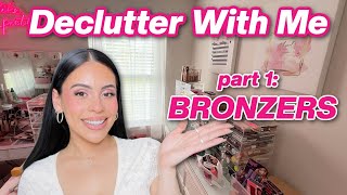Decluttering My Entire Bronzer Collection ☀️🗑️