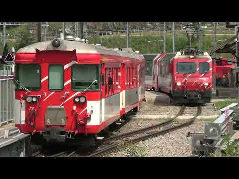 MGB Göschenen-Andermatt-Furka-Brig - Aufnahmen im Urserental, Goms und Schöllenschlucht