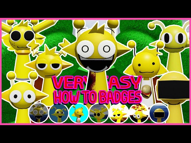 Roblox - Update - How to get 7 Badges in 3D Sprunki Roleplay {SIMON ...