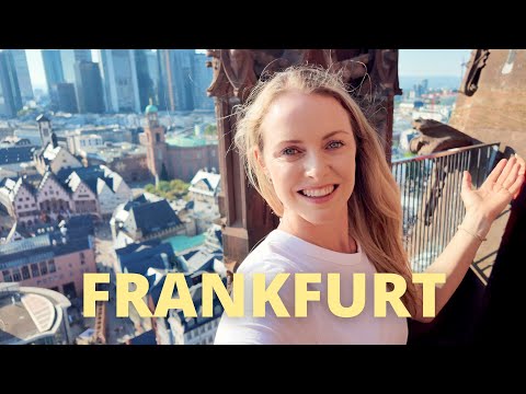 How to spend a Day/Airport Layover in Frankfurt, Germany (Food, Romerberg, Cathedral tour & more) 🇩🇪