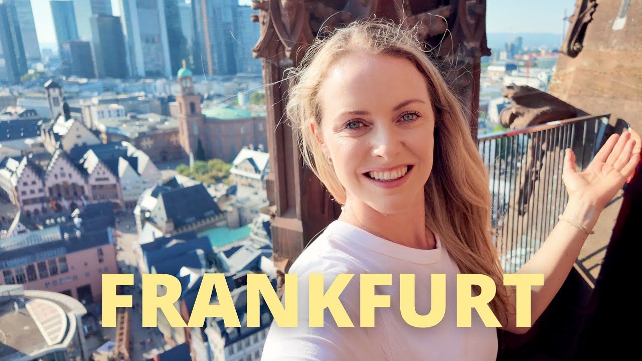 How to spend a Day/Airport Layover in Frankfurt, Germany (Food, Romerberg, Cathedral tour & more) 🇩🇪