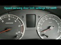 Maruti Suzuki Swift Speed Sensing Door Lock Speed Sensing Door Lock Settings In Swift Zdi