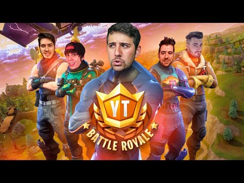 EL MAYOR TORNEO DE FORTNITE CON YOUTUBERS #YTBATTLEROYALE - ElChurches