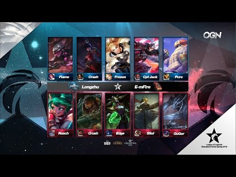 EMF vs LZ Game 2 Highlights - E-MFIRE vs LONGZHU GAMING - LCK Week 4 - SPRING 2016