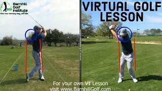 Virtual Golf Lesson - Neil breaking down Neil